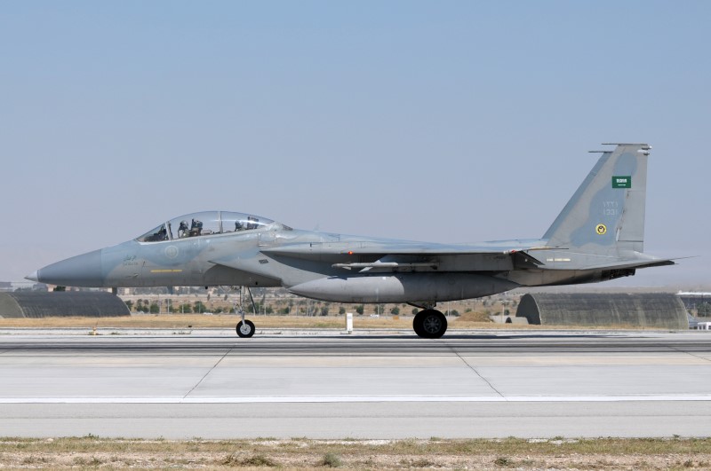 Photo 37.jpg - All Saudi F-15, which were involved in the exercise belonged to the 13sq were sporting a badge on the fin with the inscription 30 Years Air Superiority